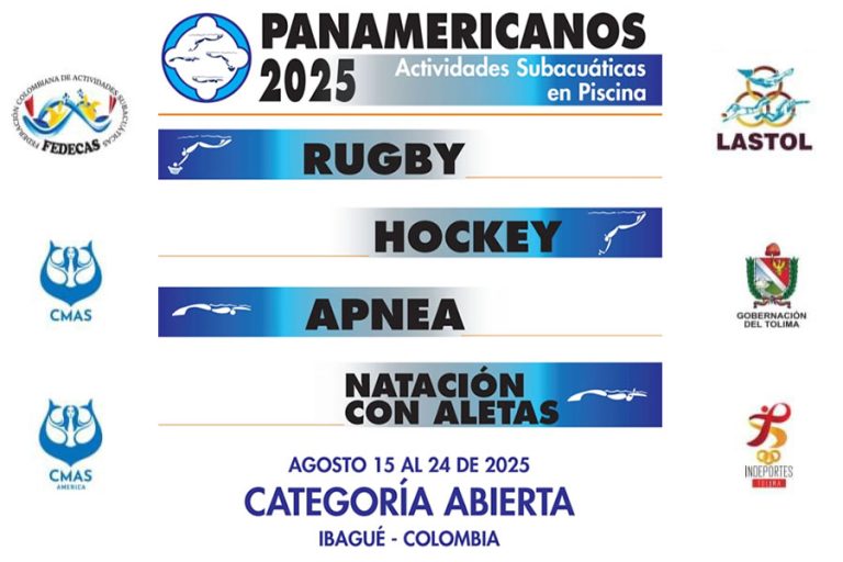 🇨🇴 Campeonatos Panamericanos CMAS 2025 Apnea, Natación con Aletas